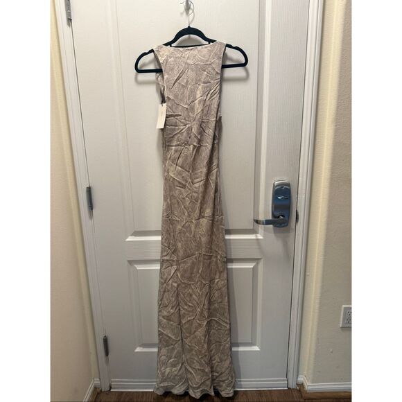SOVERE Inara Reversible Maxi Dress – Grey Maxi cocktail Brunch Size S NWT - Picture 5 of 8